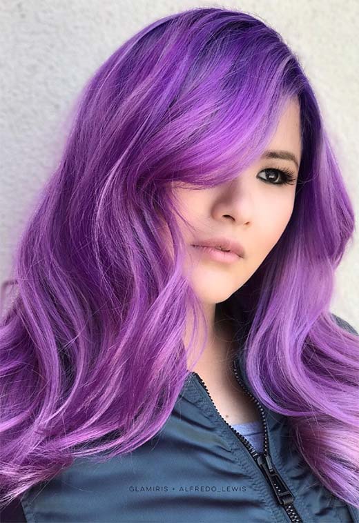 Purple Hair Color Ideas: Trends, Shades & Dyeing Tips