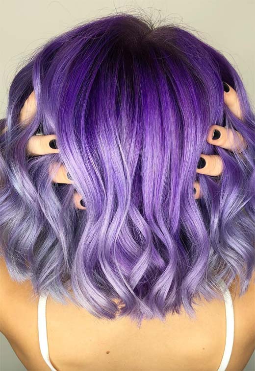 Purple Hair Color Ideas: Trends, Shades & Dyeing Tips