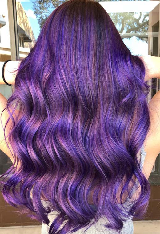 Purple Hair Color Ideas: Trends, Shades & Dyeing Tips