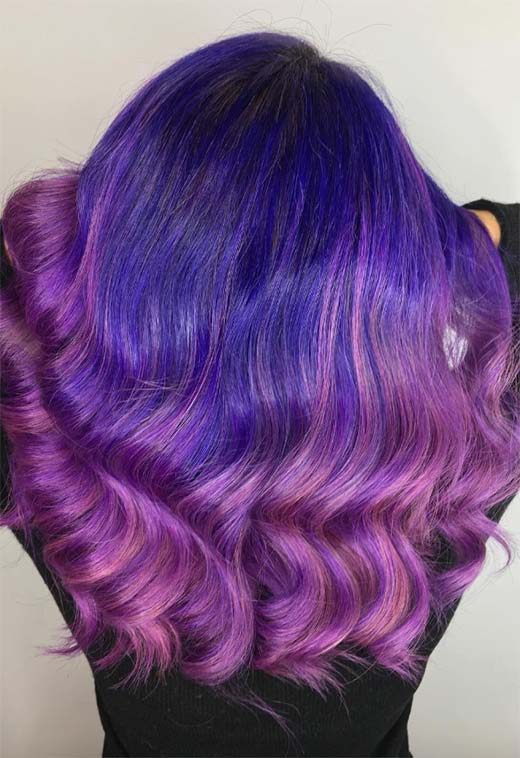Purple Hair Color Ideas: Trends, Shades & Dyeing Tips