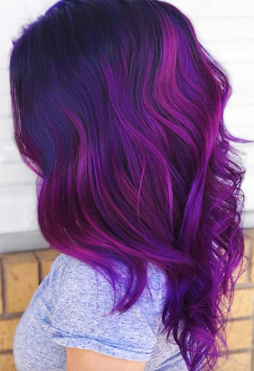 Purple Hair Color Ideas: Trends, Shades & Dyeing Tips