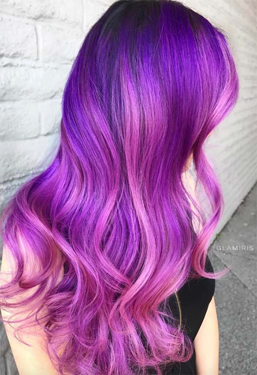 Purple Hair Color Ideas: Trends, Shades & Dyeing Tips