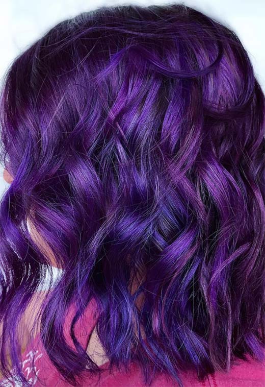 Purple Hair Color Ideas: Trends, Shades & Dyeing Tips