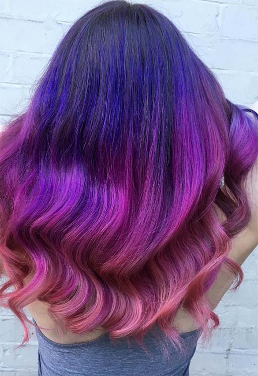 Purple Hair Color Ideas: Trends, Shades & Dyeing Tips
