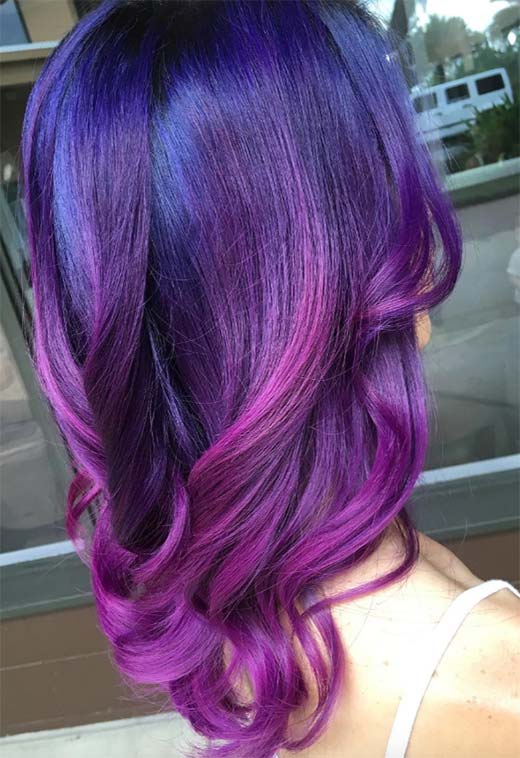 Purple Hair Color Ideas: Trends, Shades & Dyeing Tips