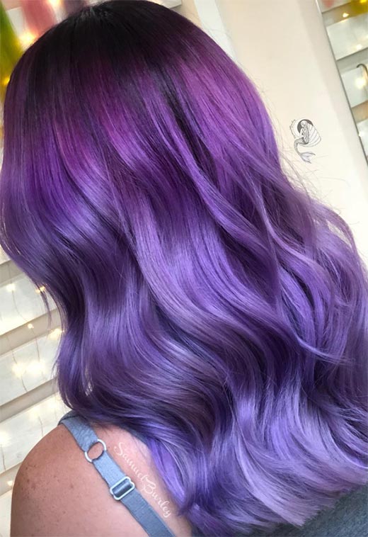 Purple Hair Color Ideas: Trends, Shades & Dyeing Tips