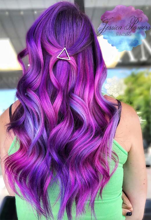 Purple Hair Color Ideas: Trends, Shades & Dyeing Tips