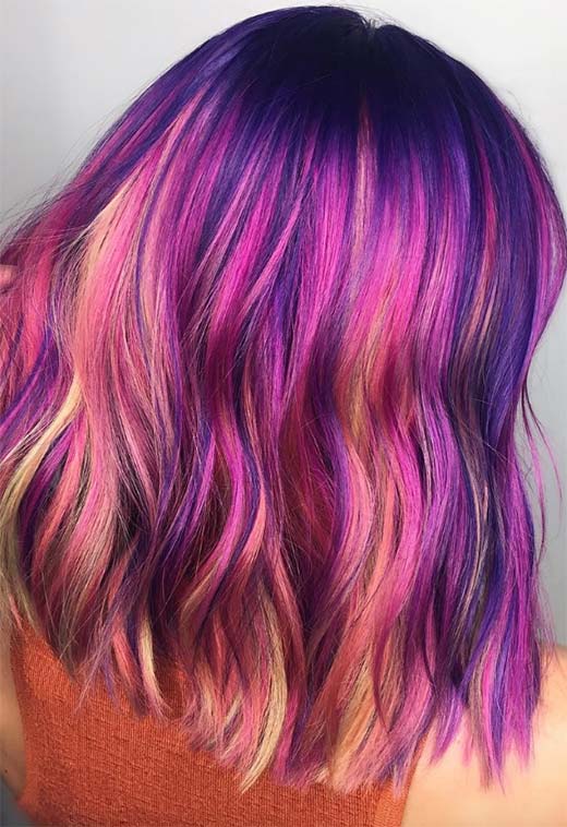 Purple Hair Color Ideas: Trends, Shades & Dyeing Tips