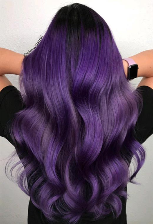 Purple Hair Color Ideas: Trends, Shades & Dyeing Tips
