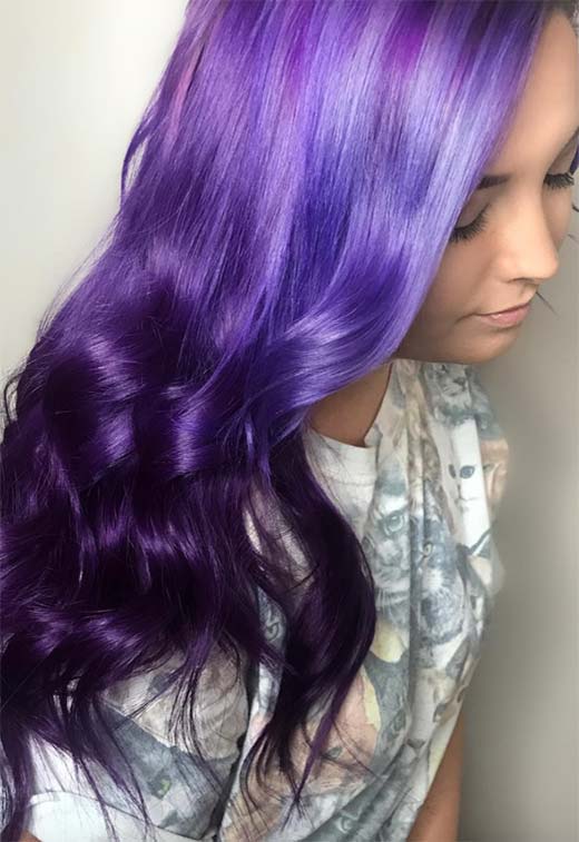 Purple Hair Color Ideas: Trends, Shades & Dyeing Tips