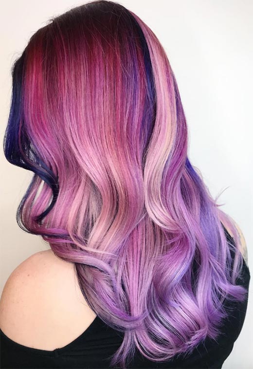 Purple Hair Color Ideas: Trends, Shades & Dyeing Tips