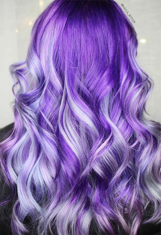 Purple Hair Color Ideas: Trends, Shades & Dyeing Tips