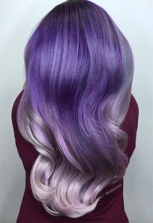 Purple Hair Color Ideas: Trends, Shades & Dyeing Tips