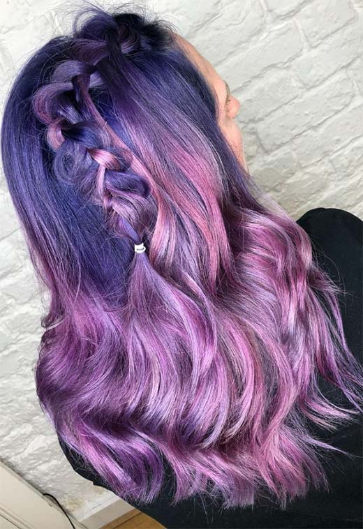 Purple Hair Color Ideas: Trends, Shades & Dyeing Tips