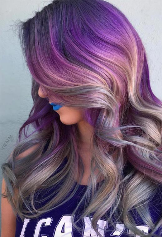 Purple Hair Color Ideas: Trends, Shades & Dyeing Tips