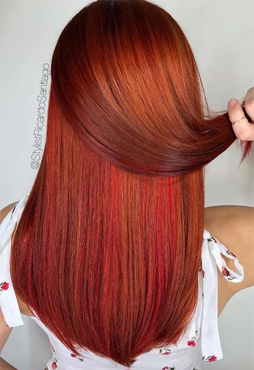 Red Hair Color Trends: 63 Shades & Expert Dyeing Tips