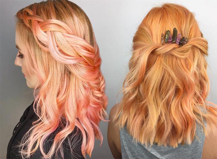 Peach Hair Color Ideas: Stunning Shades & DIY Guide