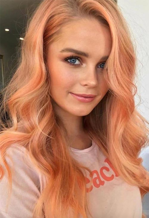 Peach Hair Color Ideas: Stunning Shades & DIY Guide