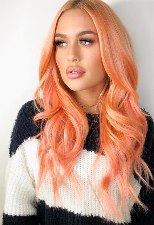 Peach Hair Color Ideas: Stunning Shades & DIY Guide