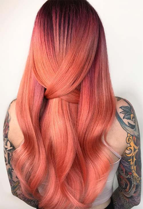 Peach Hair Color Ideas: Stunning Shades & DIY Guide