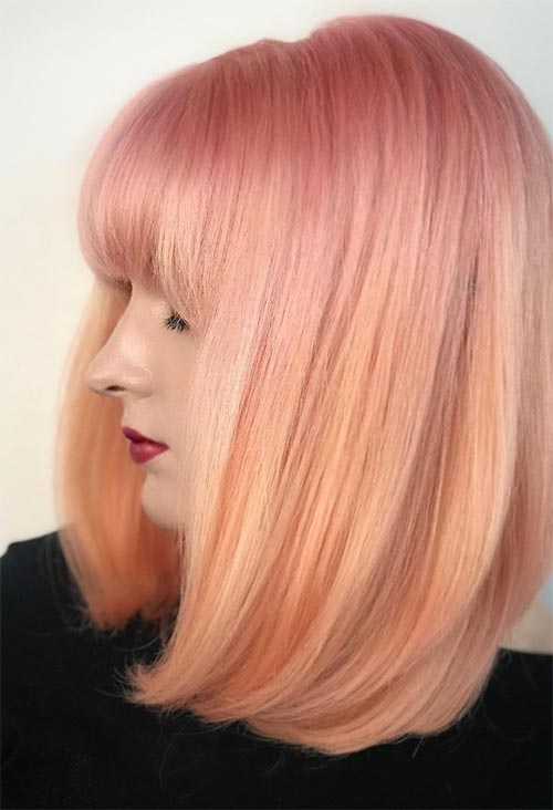 Peach Hair Color Ideas: Stunning Shades & DIY Guide
