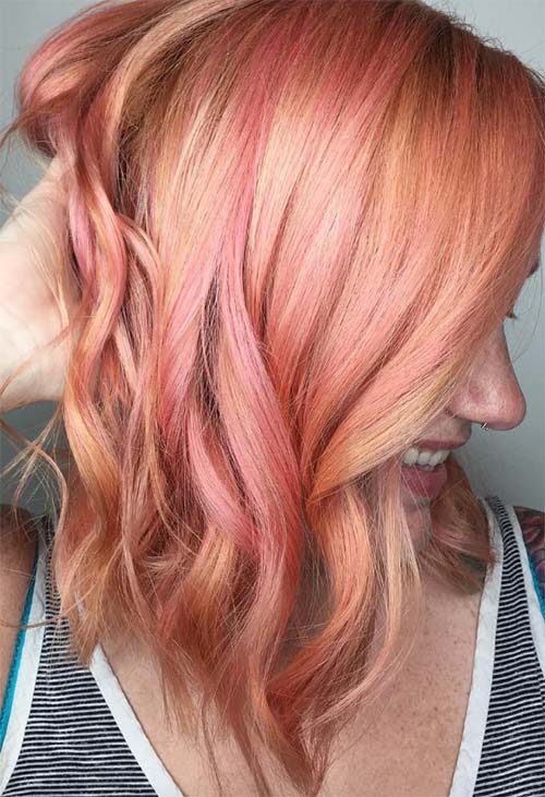 Peach Hair Color Ideas: Stunning Shades & DIY Guide