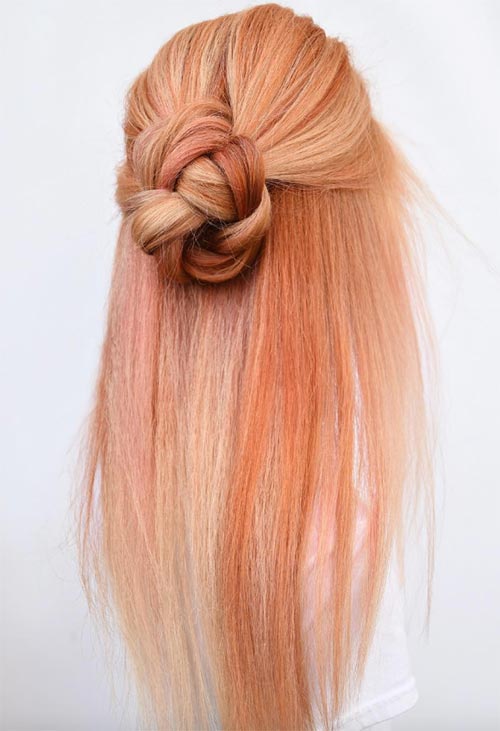 Peach Hair Color Ideas: Stunning Shades & DIY Guide