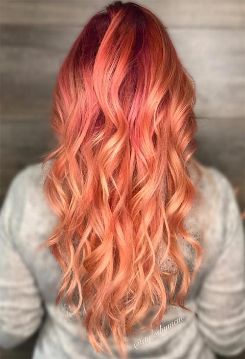 Peach Hair Color Ideas: Stunning Shades & DIY Guide