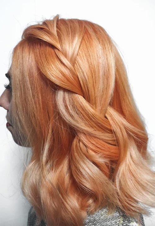 Peach Hair Color Ideas: Stunning Shades & DIY Guide