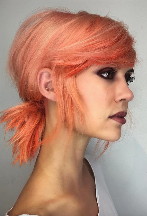 Peach Hair Color Ideas: Stunning Shades & DIY Guide