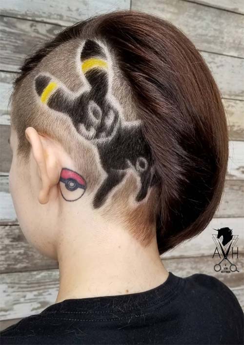 Unique Undercut Hair Tattoos for Women: Express Yourself with Hair Art