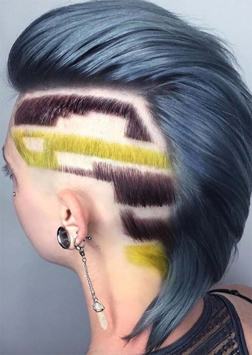 Unique Undercut Hair Tattoos for Women: Express Yourself with Hair Art