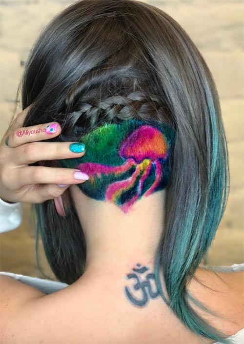 Unique Undercut Hair Tattoos for Women: Express Yourself with Hair Art