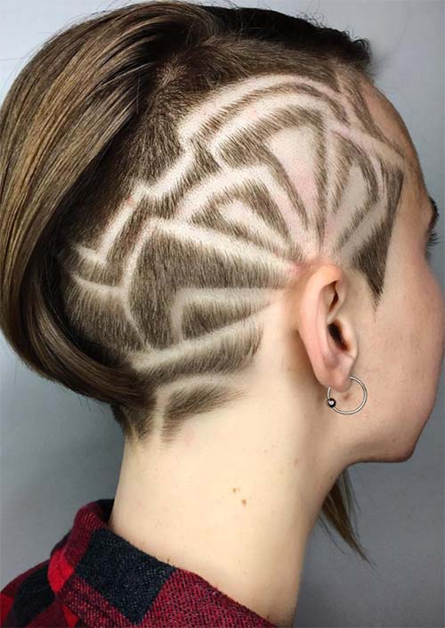 Unique Undercut Hair Tattoos for Women: Express Yourself with Hair Art