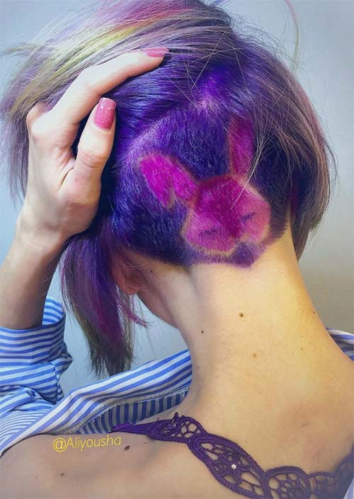 Unique Undercut Hair Tattoos for Women: Express Yourself with Hair Art