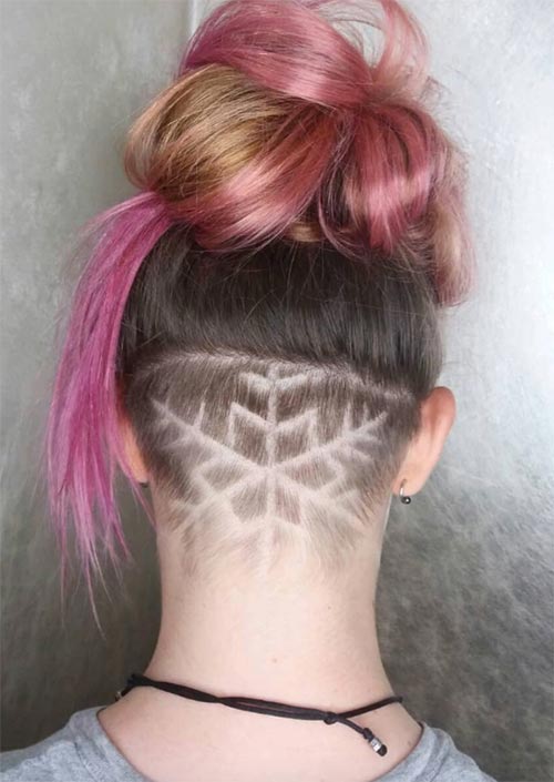 Unique Undercut Hair Tattoos for Women: Express Yourself with Hair Art