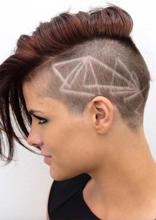 Unique Undercut Hair Tattoos for Women: Express Yourself with Hair Art