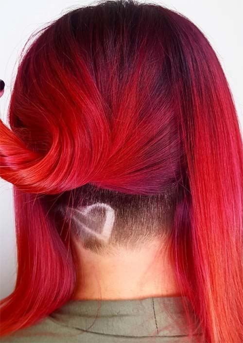 Unique Undercut Hair Tattoos for Women: Express Yourself with Hair Art