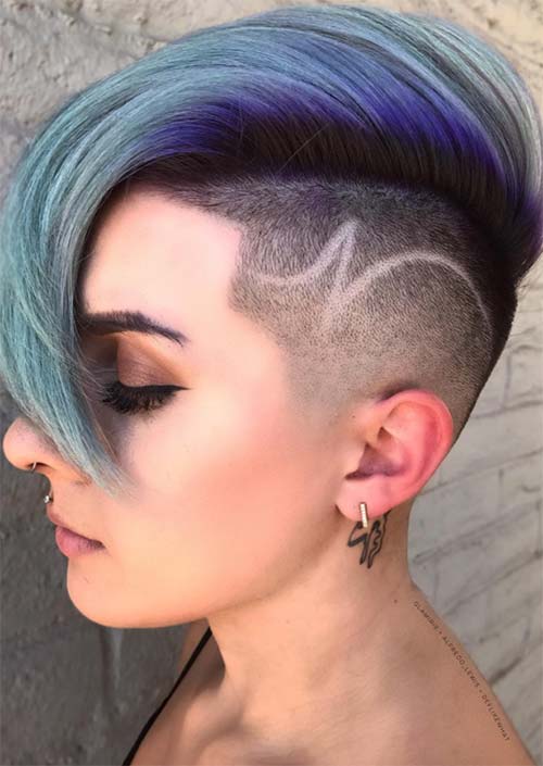 Unique Undercut Hair Tattoos for Women: Express Yourself with Hair Art