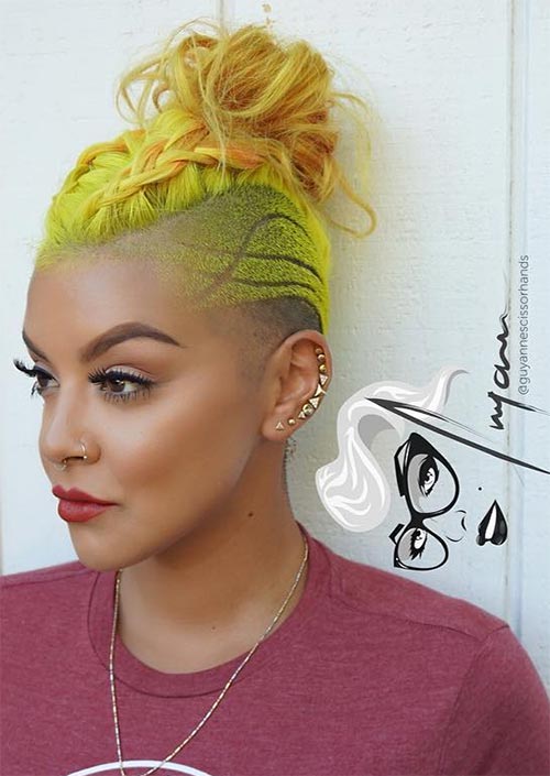 Unique Undercut Hair Tattoos for Women: Express Yourself with Hair Art
