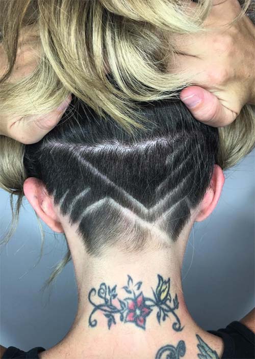 Unique Undercut Hair Tattoos for Women: Express Yourself with Hair Art
