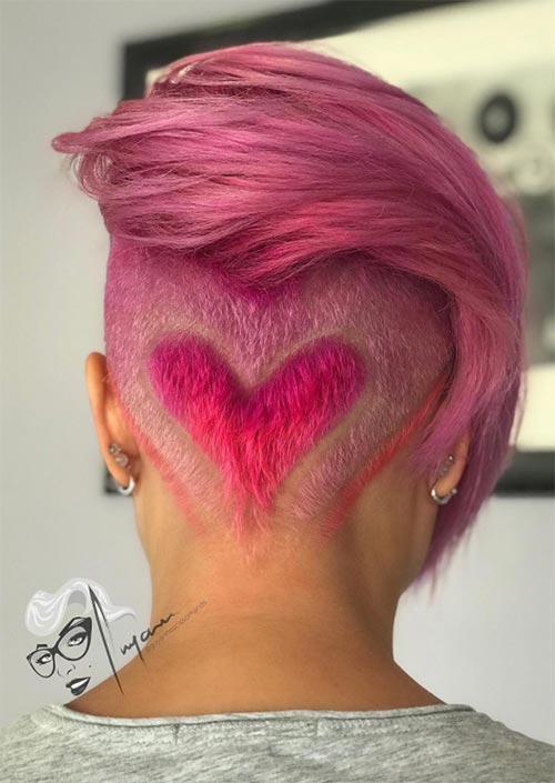 Unique Undercut Hair Tattoos for Women: Express Yourself with Hair Art