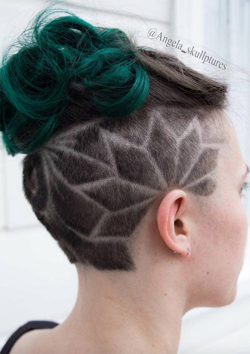 Unique Undercut Hair Tattoos for Women: Express Yourself with Hair Art