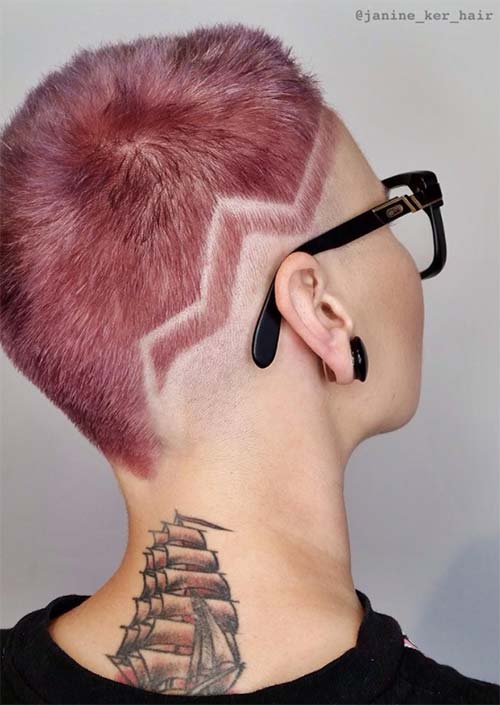 Unique Undercut Hair Tattoos for Women: Express Yourself with Hair Art