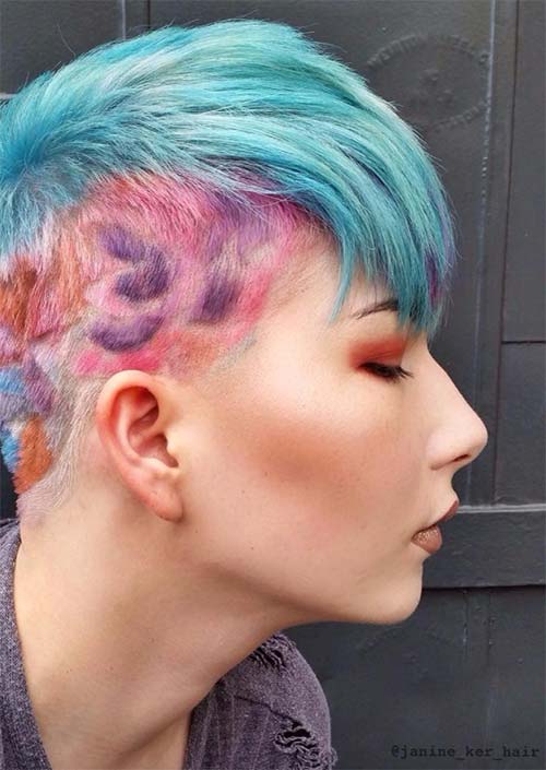 Unique Undercut Hair Tattoos for Women: Express Yourself with Hair Art