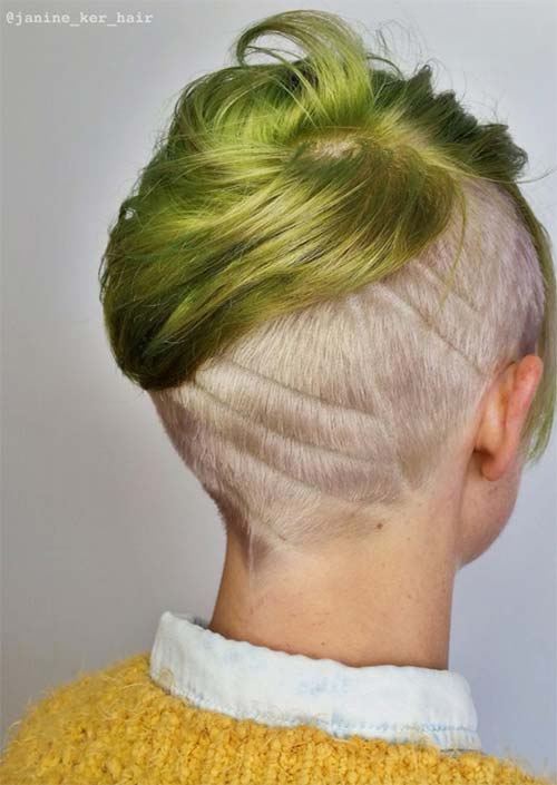 Unique Undercut Hair Tattoos for Women: Express Yourself with Hair Art