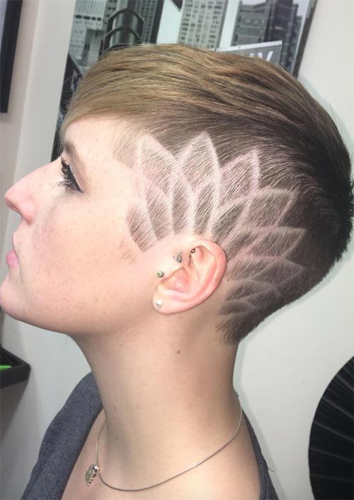 Unique Undercut Hair Tattoos for Women: Express Yourself with Hair Art