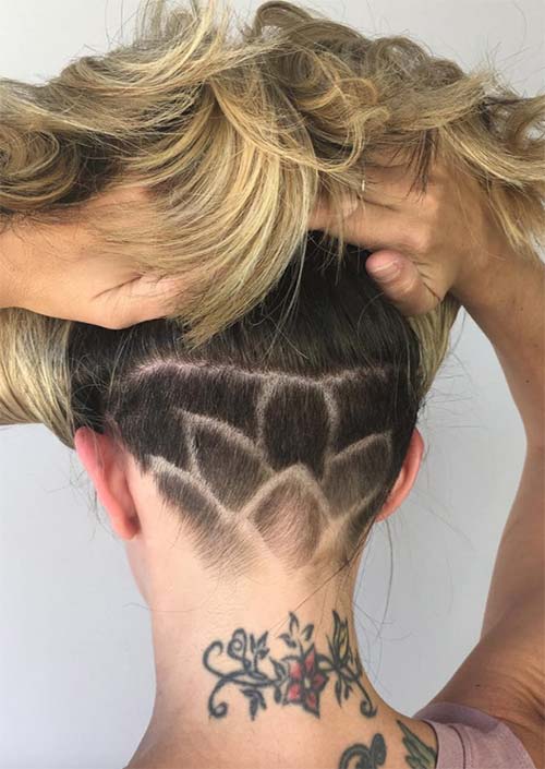Unique Undercut Hair Tattoos for Women: Express Yourself with Hair Art