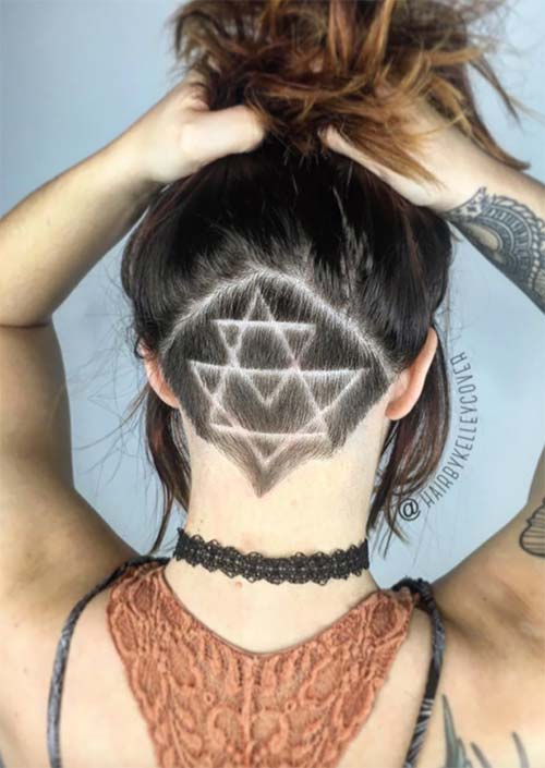 Unique Undercut Hair Tattoos for Women: Express Yourself with Hair Art