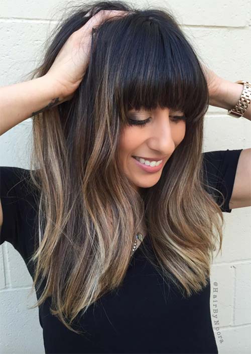 Long Hair with Bangs: 55 Stunning Styles & Styling Tips